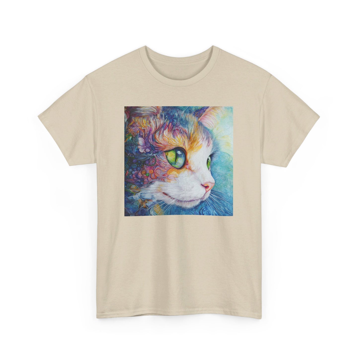 Floral Beautiful Cat T-Shirt/ Fange die Schönheit und das Mysterium der Natur ein / Geschenk / Katzenliebhaber