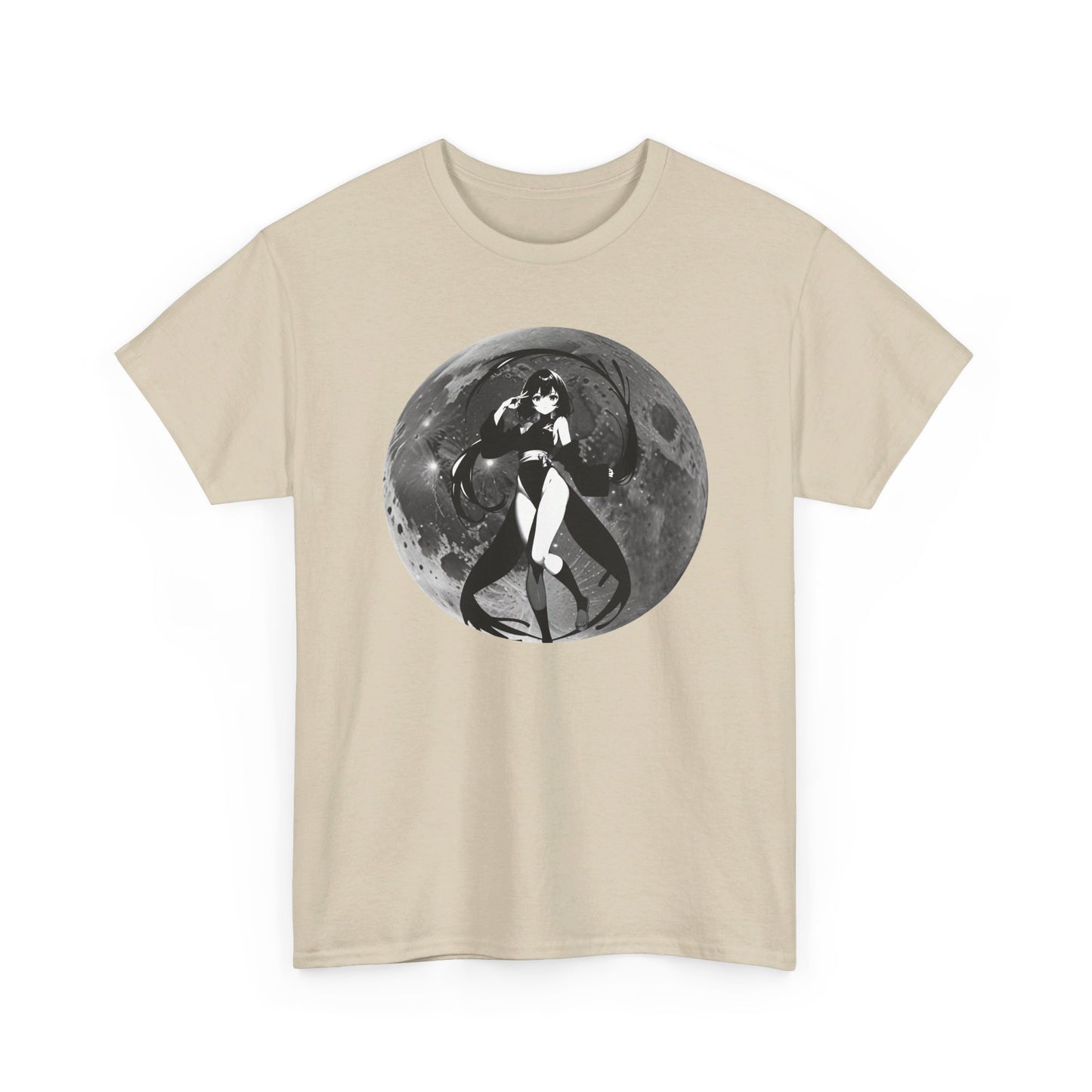 Mystic Moon Anime Girl T-Shirt / Perfekt für Anime- und Fantasy-Fans /Geschenk