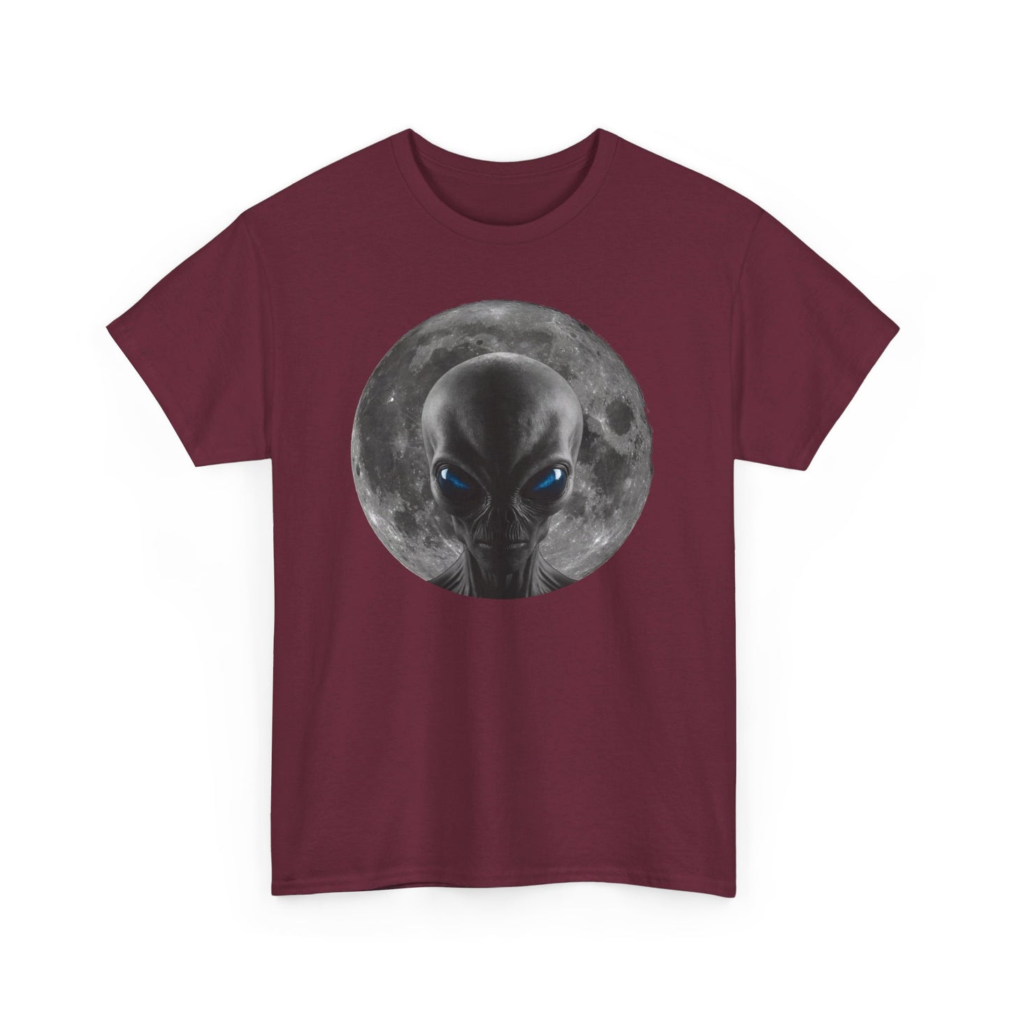 Moonlight Monster Alien Blue Eyes T-Shirt / Gruselige Kreatur mit Leuchtenden Augen, Ideal für Alien Fans / Geschenk / Gift