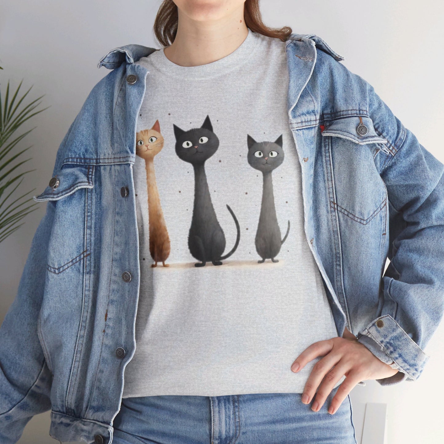 Cat Family T-Shirt, Kitty Tee, Animal Lover Gift, Adorable Cat Shirt, Pet Owner Apparel