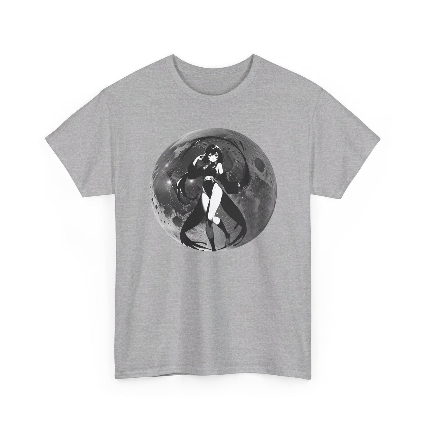 Mystic Moon Anime Girl T-Shirt / Perfekt für Anime- und Fantasy-Fans /Geschenk