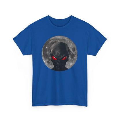 Moonlight Monster Alien T-Shirt  / Gruselige Kreatur mit Leuchtenden Augen, Ideal für Halloween und Horrorfans