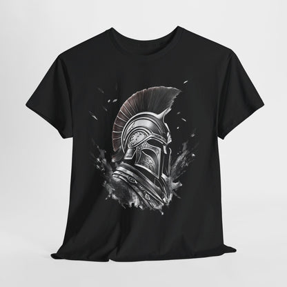 Sparta Warrior T-Shirt, Ancient Greece Tee, Battle of Thermopylae Top, Leonidas Shirt, Spartan Soldier Apparel, Greek History Clothing