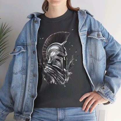 Sparta Warrior T-Shirt, Ancient Greece Tee, Battle of Thermopylae Top, Leonidas Shirt, Spartan Soldier Apparel, Greek History Clothing