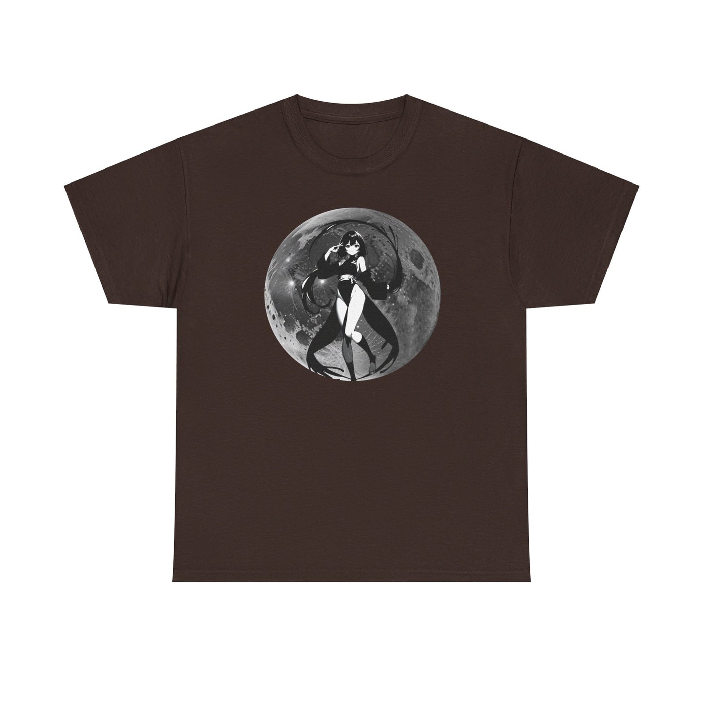 Mystic Moon Anime Girl T-Shirt / Perfekt für Anime- und Fantasy-Fans /Geschenk