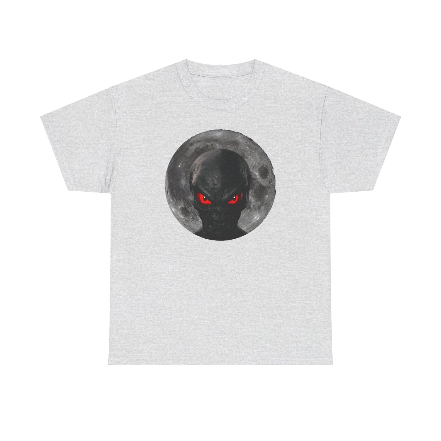 Moonlight Monster Alien T-Shirt  / Gruselige Kreatur mit Leuchtenden Augen, Ideal für Halloween und Horrorfans