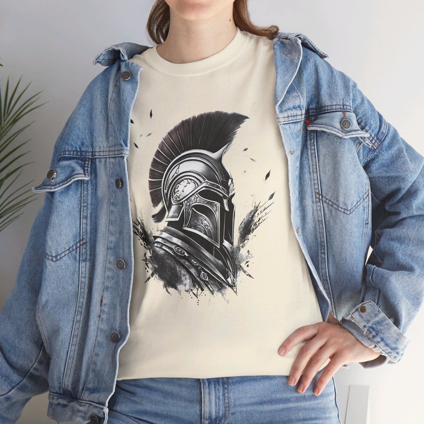 Sparta Warrior T-Shirt, Ancient Greece Tee, Battle of Thermopylae Top, Leonidas Shirt, Spartan Soldier Apparel, Greek History Clothing