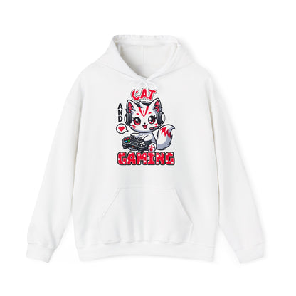 Cat and Gaming Unisex Heavy Blend™ Hooded Sweatshirt