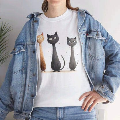 Cat Family T-Shirt, Kitty Tee, Animal Lover Gift, Adorable Cat Shirt, Pet Owner Apparel