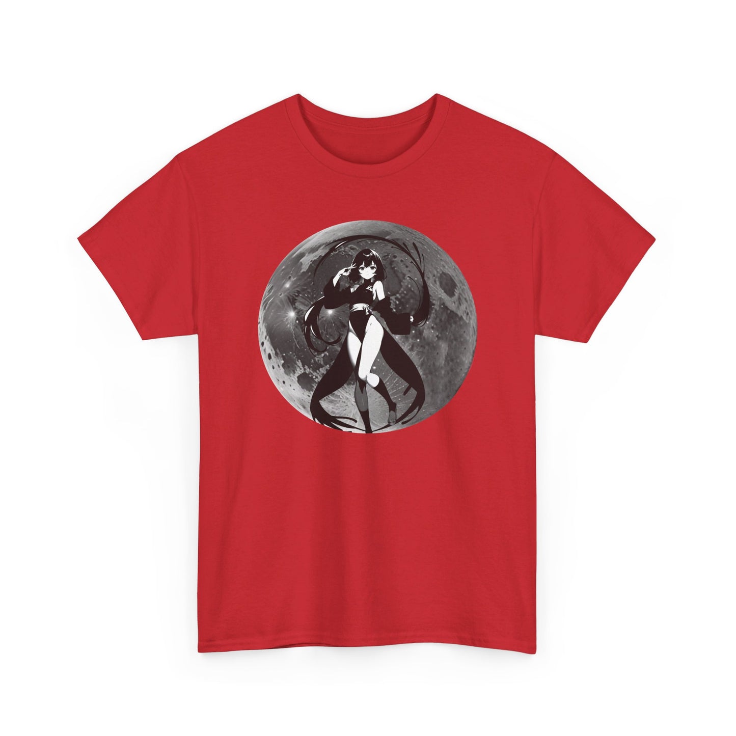 Mystic Moon Anime Girl T-Shirt / Perfekt für Anime- und Fantasy-Fans /Geschenk