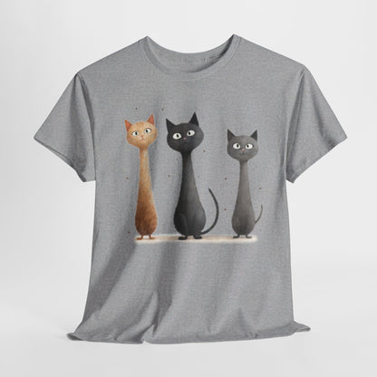 Cat Family T-Shirt, Kitty Tee, Animal Lover Gift, Adorable Cat Shirt, Pet Owner Apparel