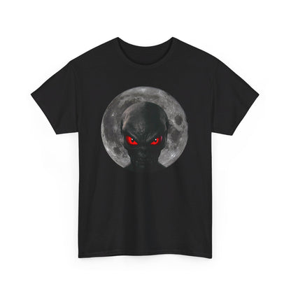 Moonlight Monster Alien T-Shirt  / Gruselige Kreatur mit Leuchtenden Augen, Ideal für Halloween und Horrorfans