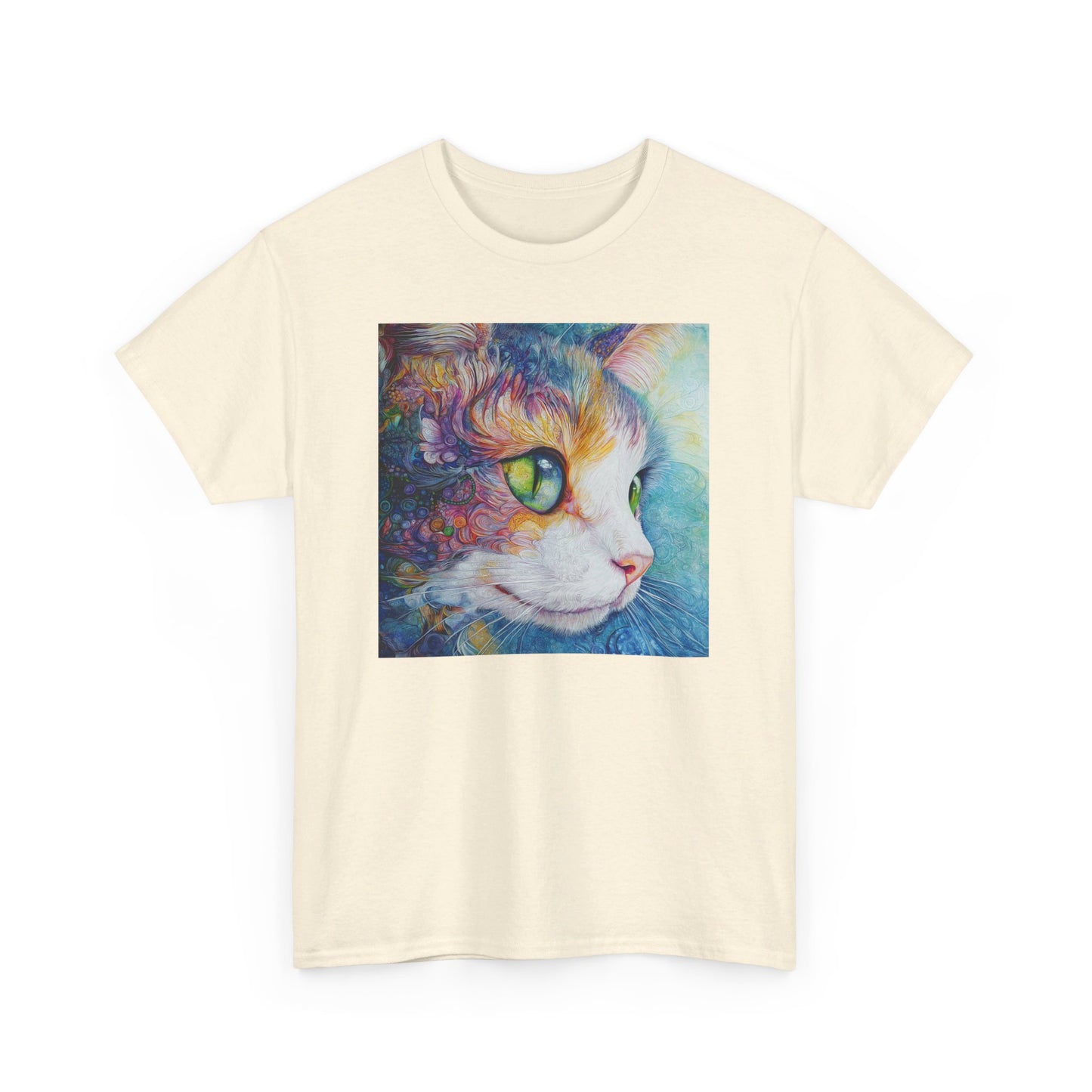 Floral Beautiful Cat T-Shirt/ Fange die Schönheit und das Mysterium der Natur ein / Geschenk / Katzenliebhaber