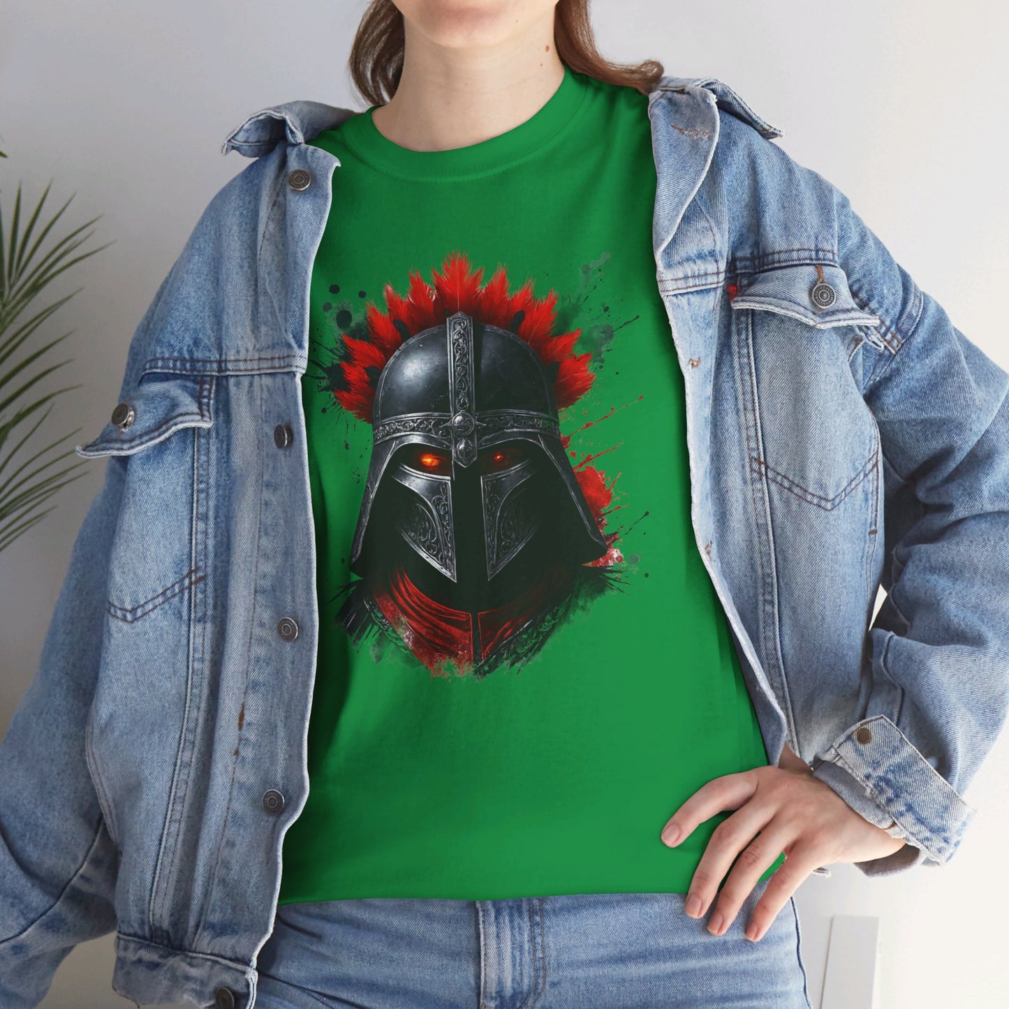 Sparta Warrior Tee, Ancient Warrior T-Shirt, Red Eyes Shirt, Unisex Cotton Tee, Historical Warrior Top