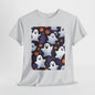 Halloween Ghost & Pumpkins Tee, Scary Halloween Shirt, Spooky Ghost Tee, Pumpkin Graphic Tee, Halloween Costume Shirt, Halloween Party Tee