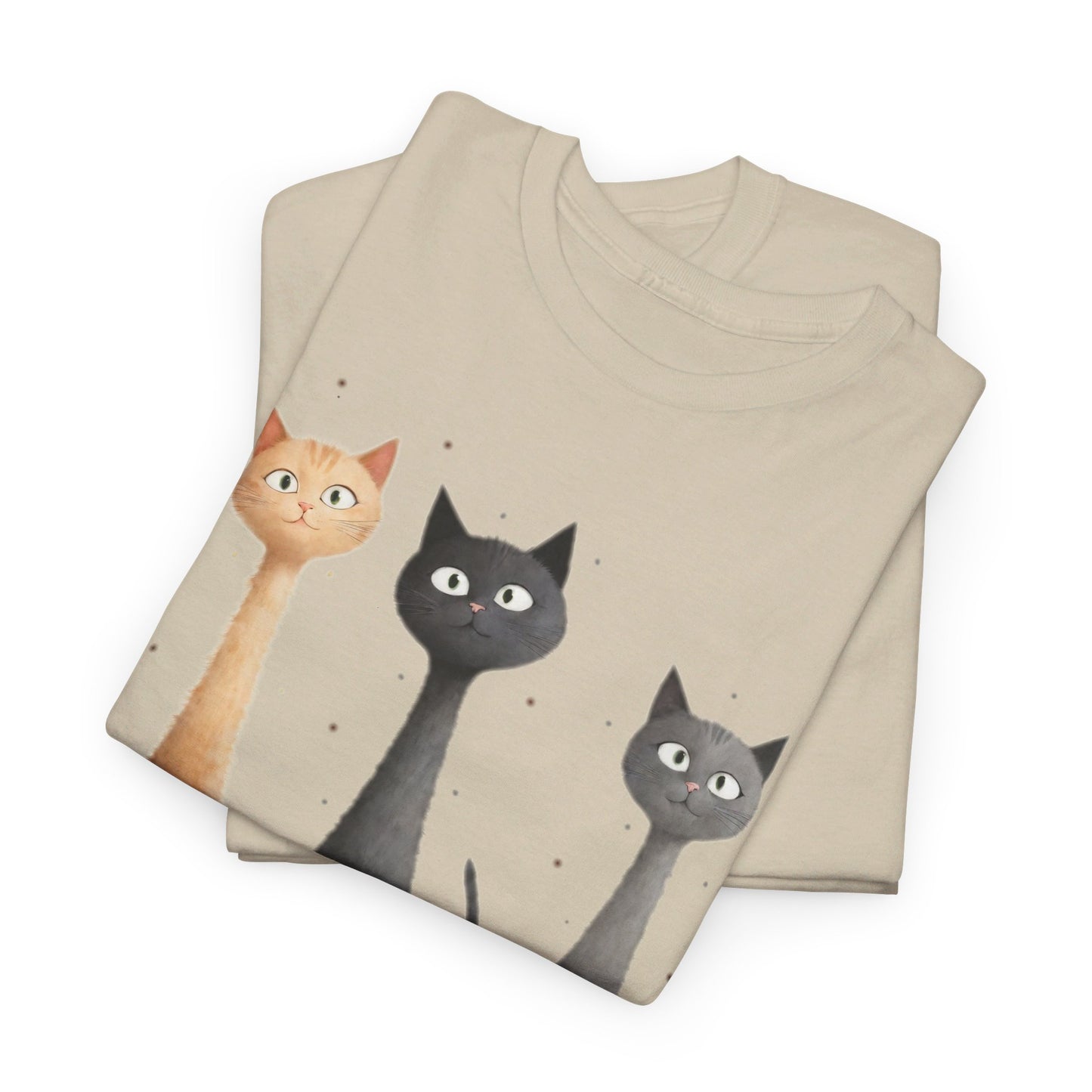 Cat Family T-Shirt, Kitty Tee, Animal Lover Gift, Adorable Cat Shirt, Pet Owner Apparel