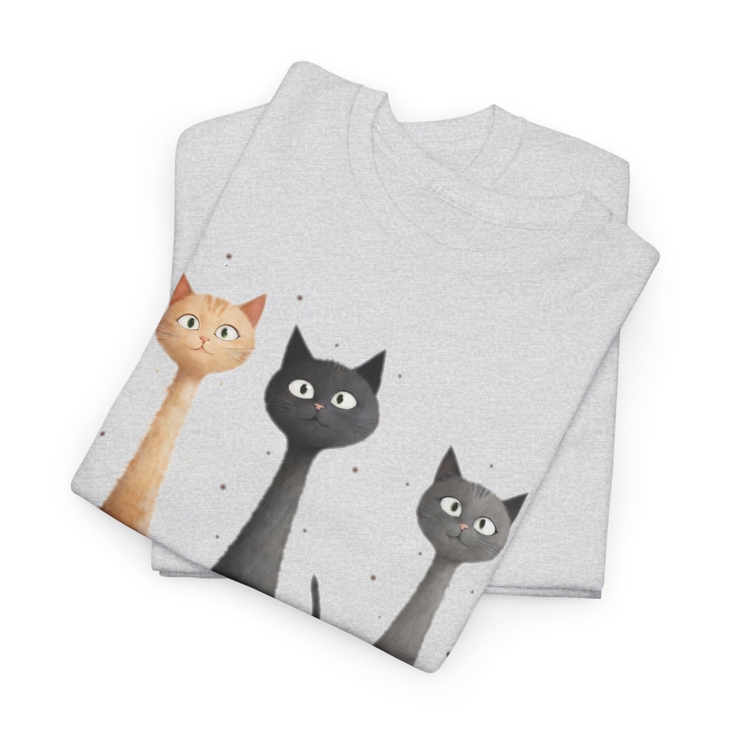 Cat Family T-Shirt, Kitty Tee, Animal Lover Gift, Adorable Cat Shirt, Pet Owner Apparel