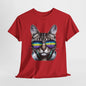 Groovy DJ Cat T-Shirt / Geschenk / Katzenliebhaber /Zocken / gaming / Comic / Katze / Kopfhörer / Musik / Music