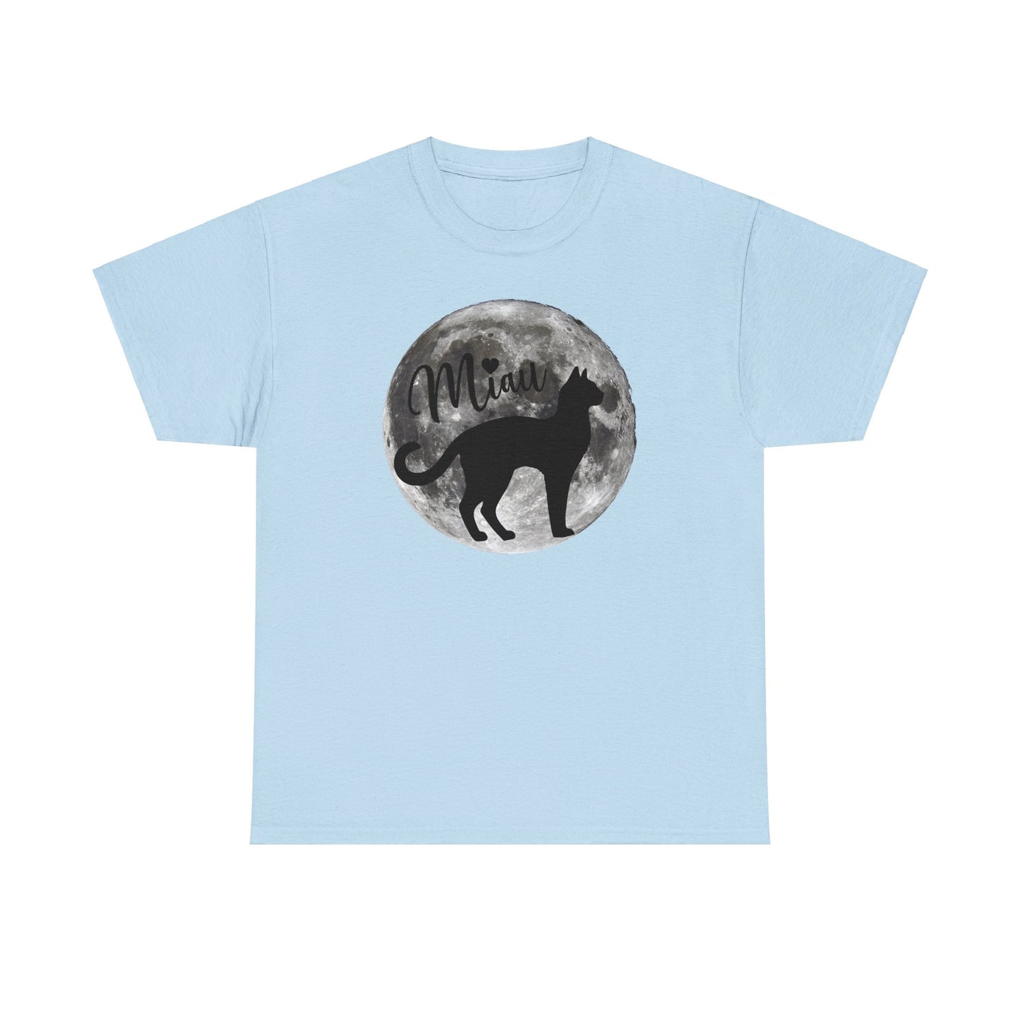 Miau Moon T-Shirt - Katzenliebhaber - Geschenk