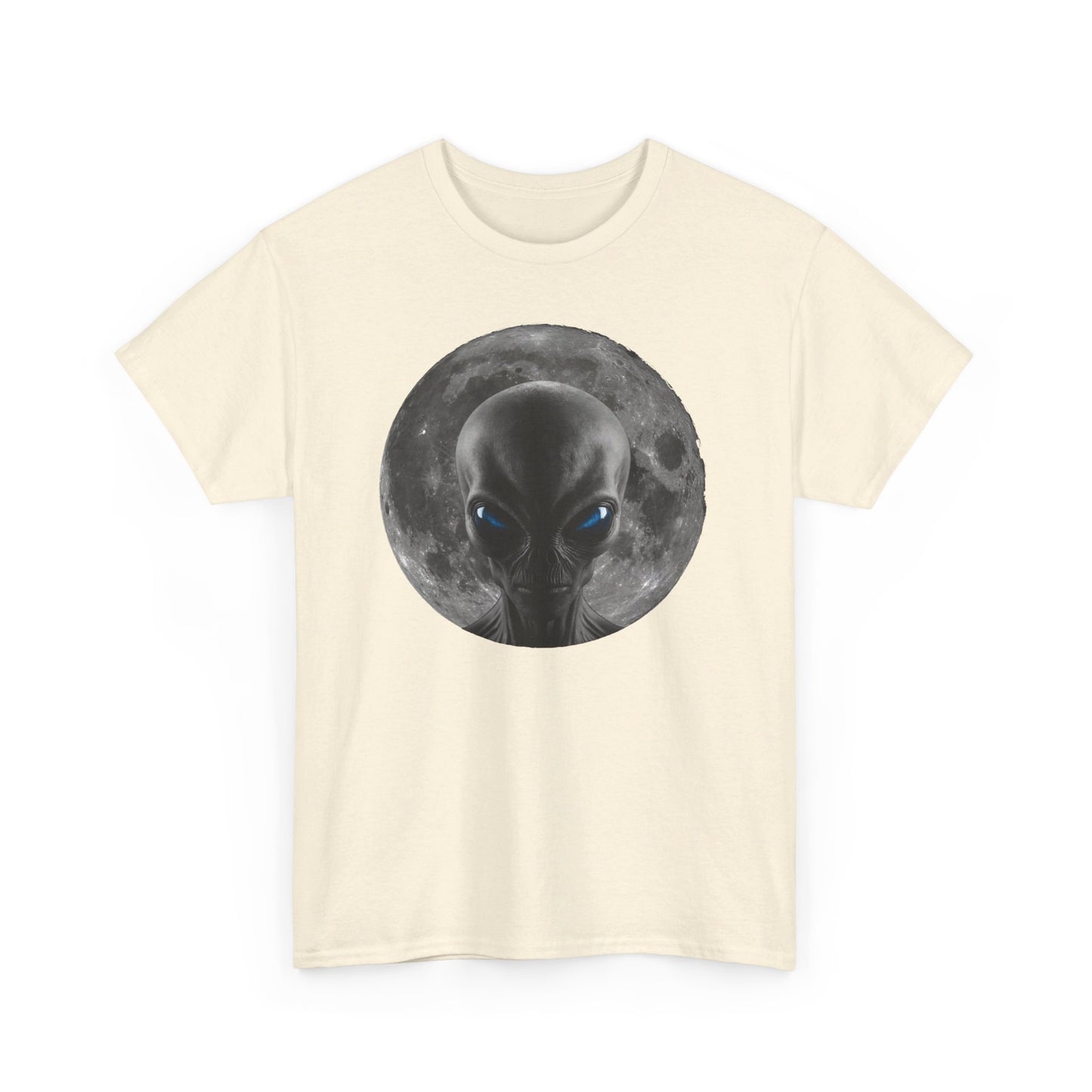 Moonlight Monster Alien Blue Eyes T-Shirt / Gruselige Kreatur mit Leuchtenden Augen, Ideal für Alien Fans / Geschenk / Gift