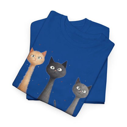 Cat Family T-Shirt, Kitty Tee, Animal Lover Gift, Adorable Cat Shirt, Pet Owner Apparel