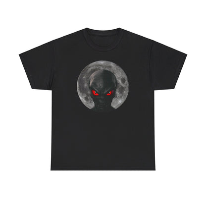 Moonlight Monster Alien T-Shirt  / Gruselige Kreatur mit Leuchtenden Augen, Ideal für Halloween und Horrorfans