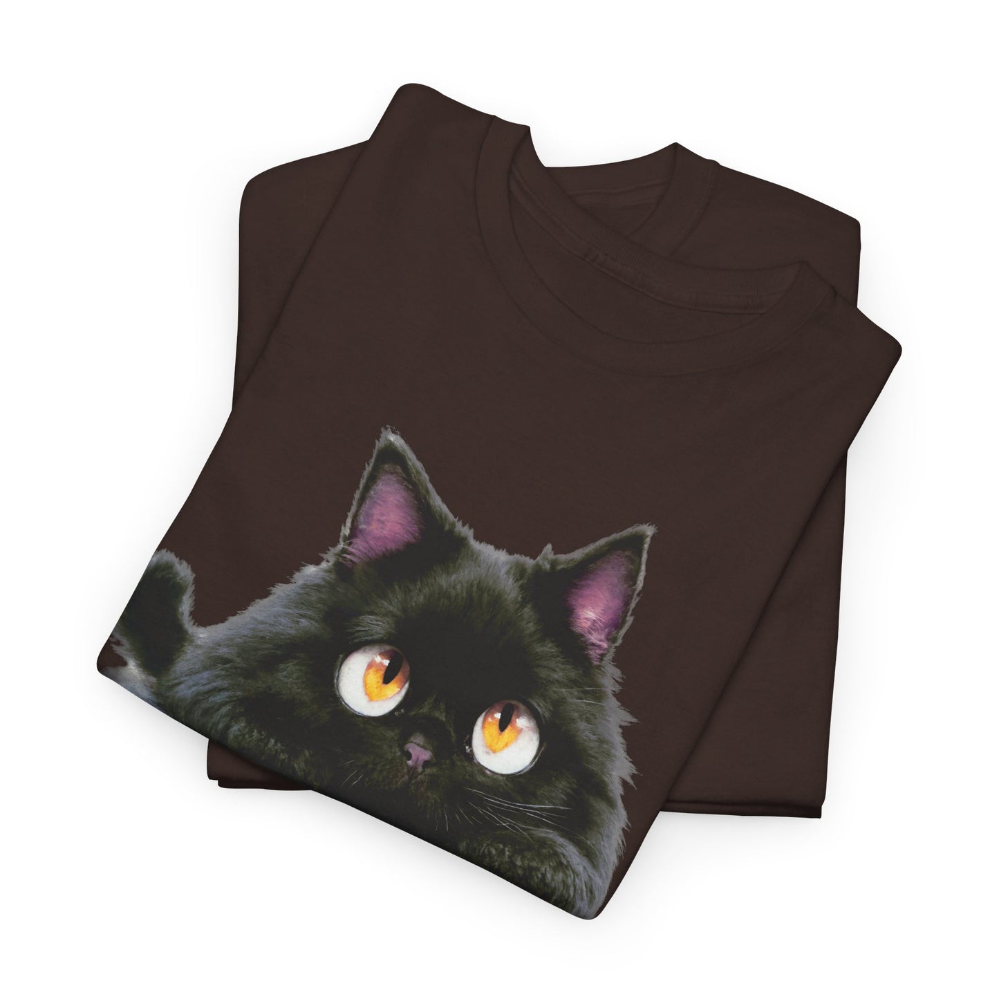 Cat Lover T-Shirt, Kitty Graphic Tee, Kitten Print Shirt, Feline Fan Top, Animal Pet Owner Gift