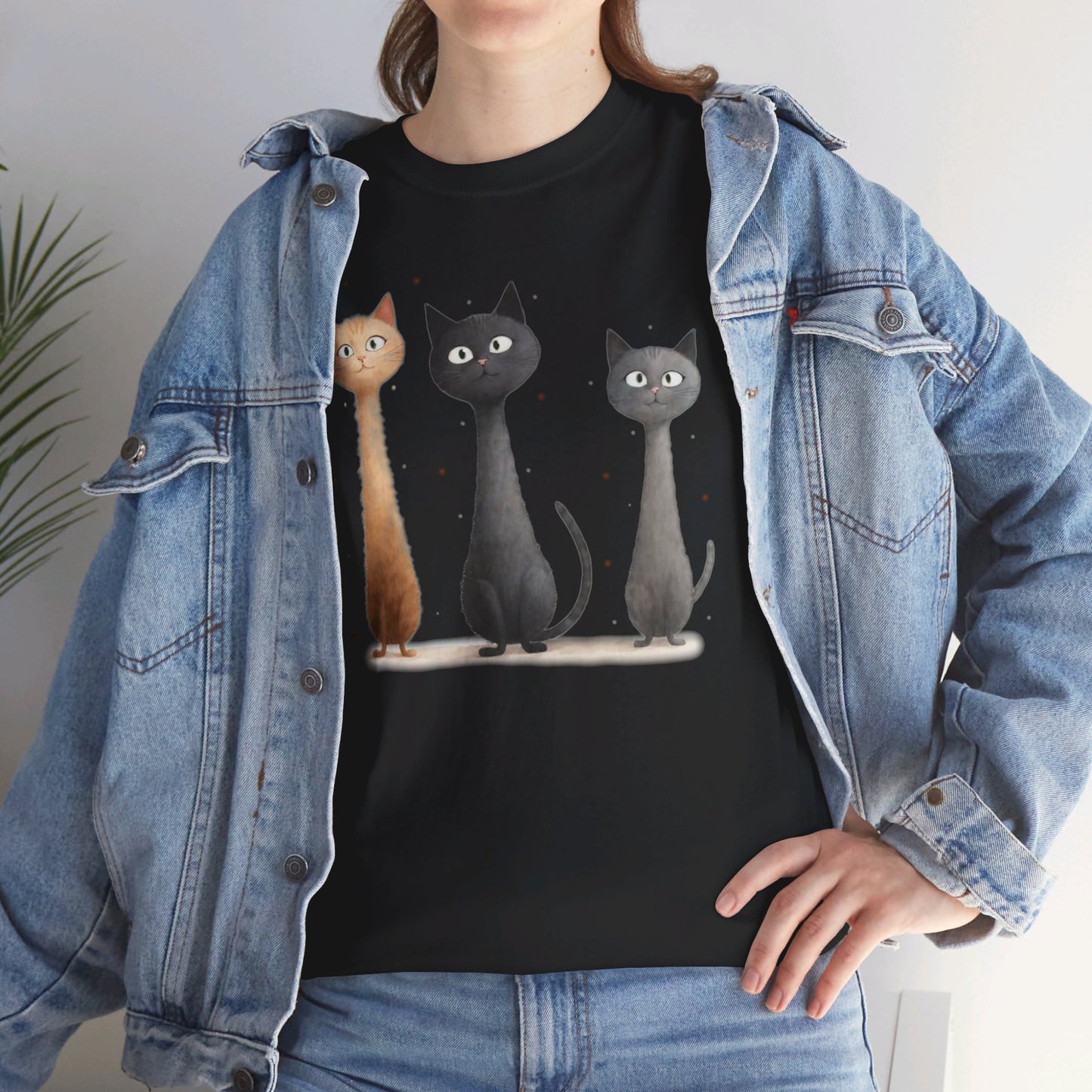 Cat Family T-Shirt, Kitty Tee, Animal Lover Gift, Adorable Cat Shirt, Pet Owner Apparel