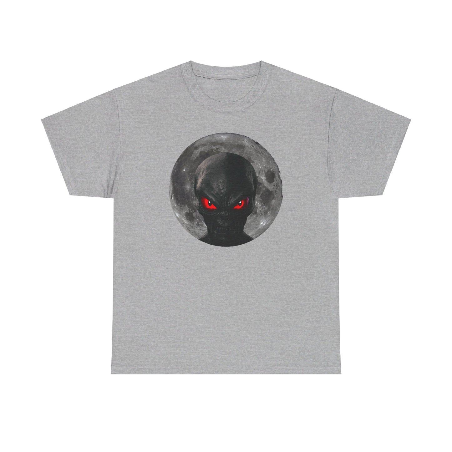 Moonlight Monster Alien T-Shirt  / Gruselige Kreatur mit Leuchtenden Augen, Ideal für Halloween und Horrorfans