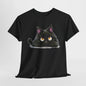 Cat Lover T-Shirt, Kitty Graphic Tee, Kitten Print Shirt, Feline Fan Top, Animal Pet Owner Gift