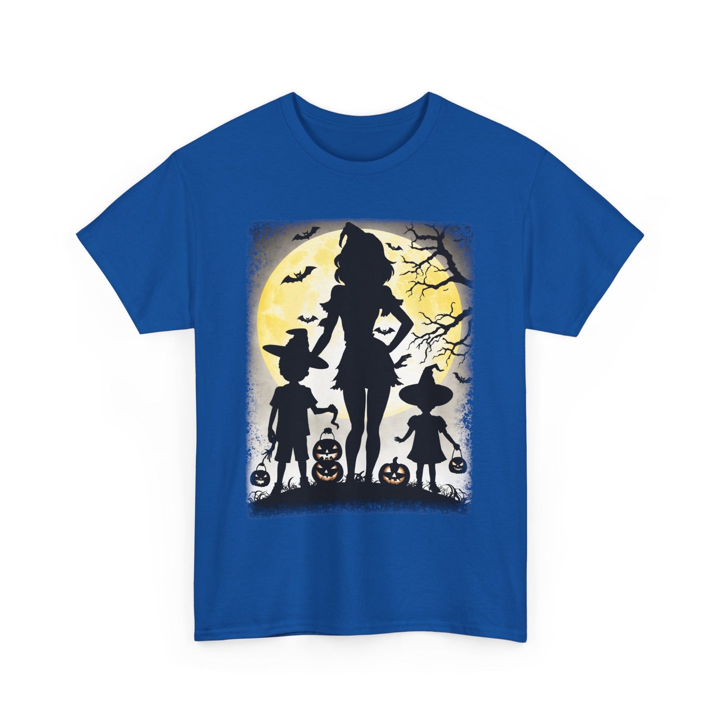 Halloween Walk Mom & Kids Pumpkin, Spooky Unisex T-Shirt, Fall Season Shirt, Jack-O-Lantern Costume Top, Autumn Witch Theme Apparel