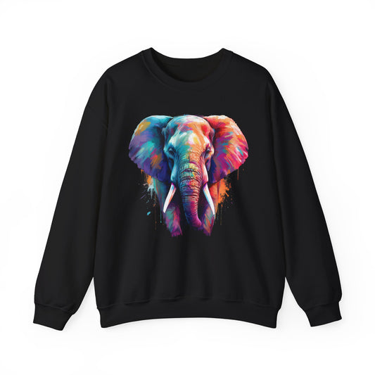 Elefant Kunst Design auf T-Shirts, Hoodies, Kissen und Tassen / Exotisches Tiermotiv für Tier- und Kunstliebhaber Fans T-Shirt / Geschenk