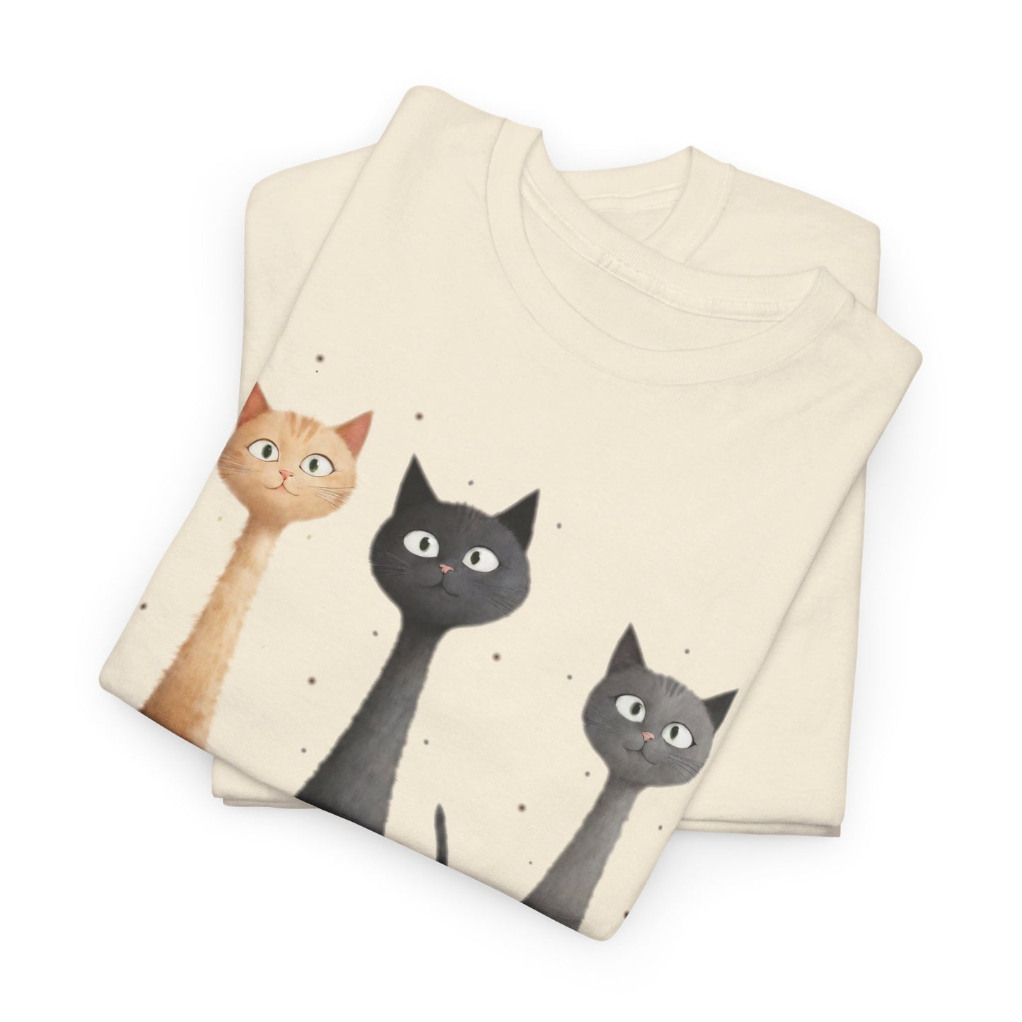 Cat Family T-Shirt, Kitty Tee, Animal Lover Gift, Adorable Cat Shirt, Pet Owner Apparel