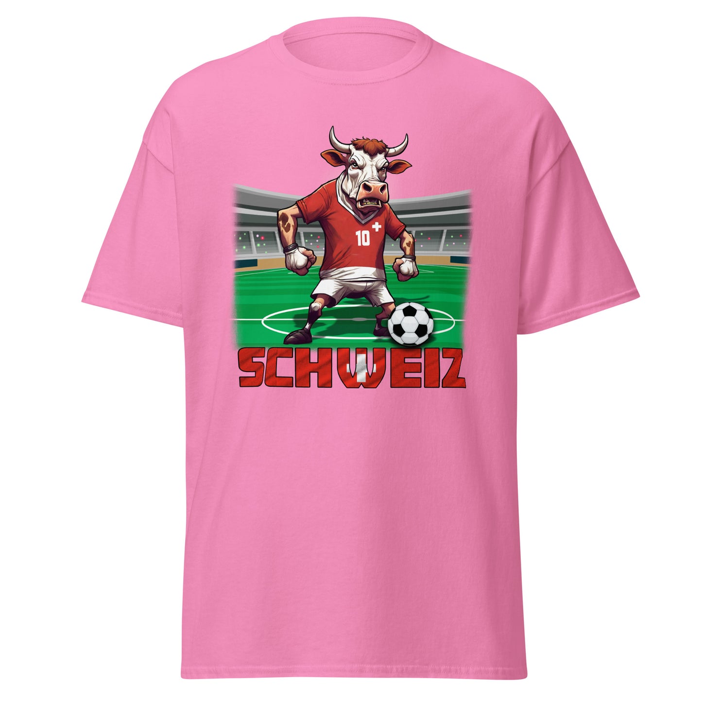 Schweiz EM Fußball Trikot Klassisches Unisex-T-Shirt