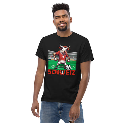 Schweiz EM Fußball Trikot Klassisches Unisex-T-Shirt