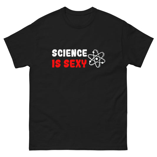 Klassisches Unisex-T-Shirt "Science is sexy"