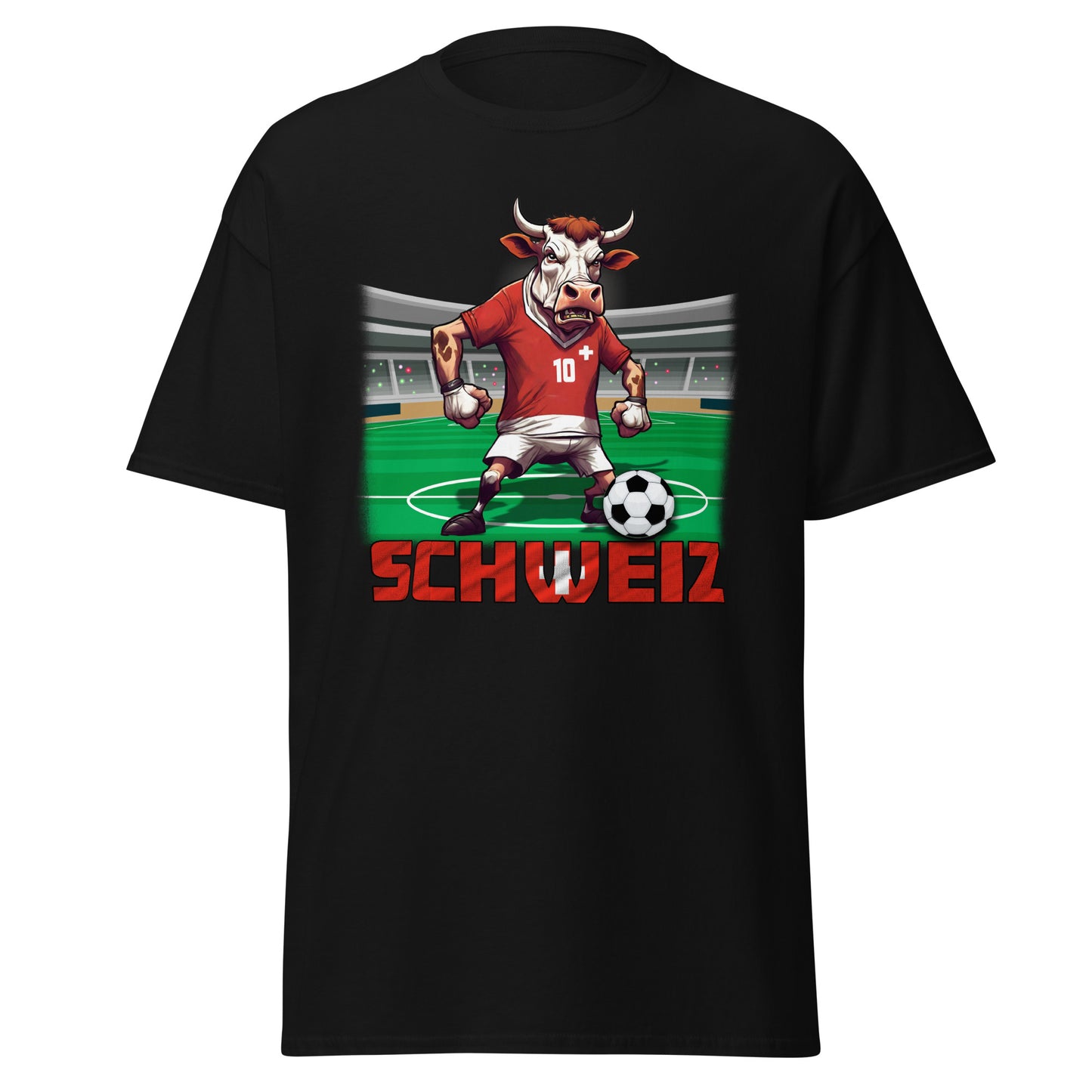 Schweiz EM Fußball Trikot Klassisches Unisex-T-Shirt