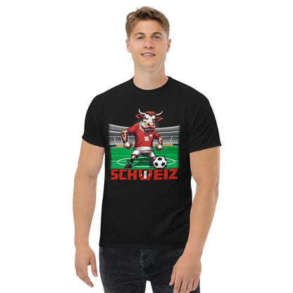 Schweiz EM Fußball Trikot Klassisches Unisex-T-Shirt