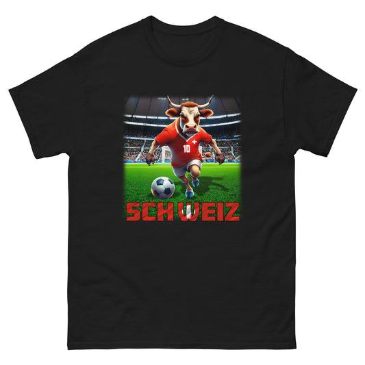 Schweiz EM Fußball Trikot Klassisches Unisex-T-Shirt