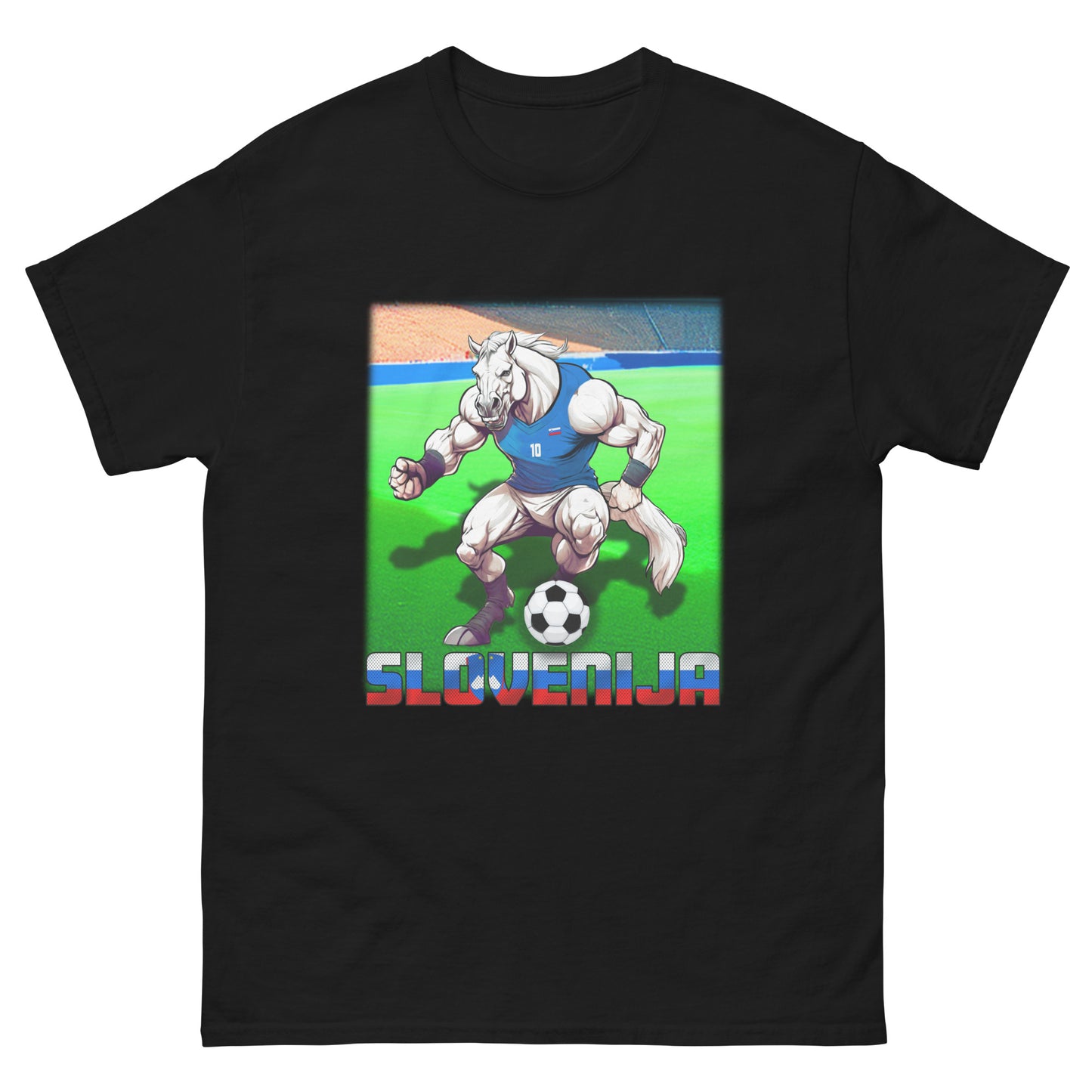 Slowenien EM Fußball Trikot Alternative Klassisches Unisex-T-Shirt