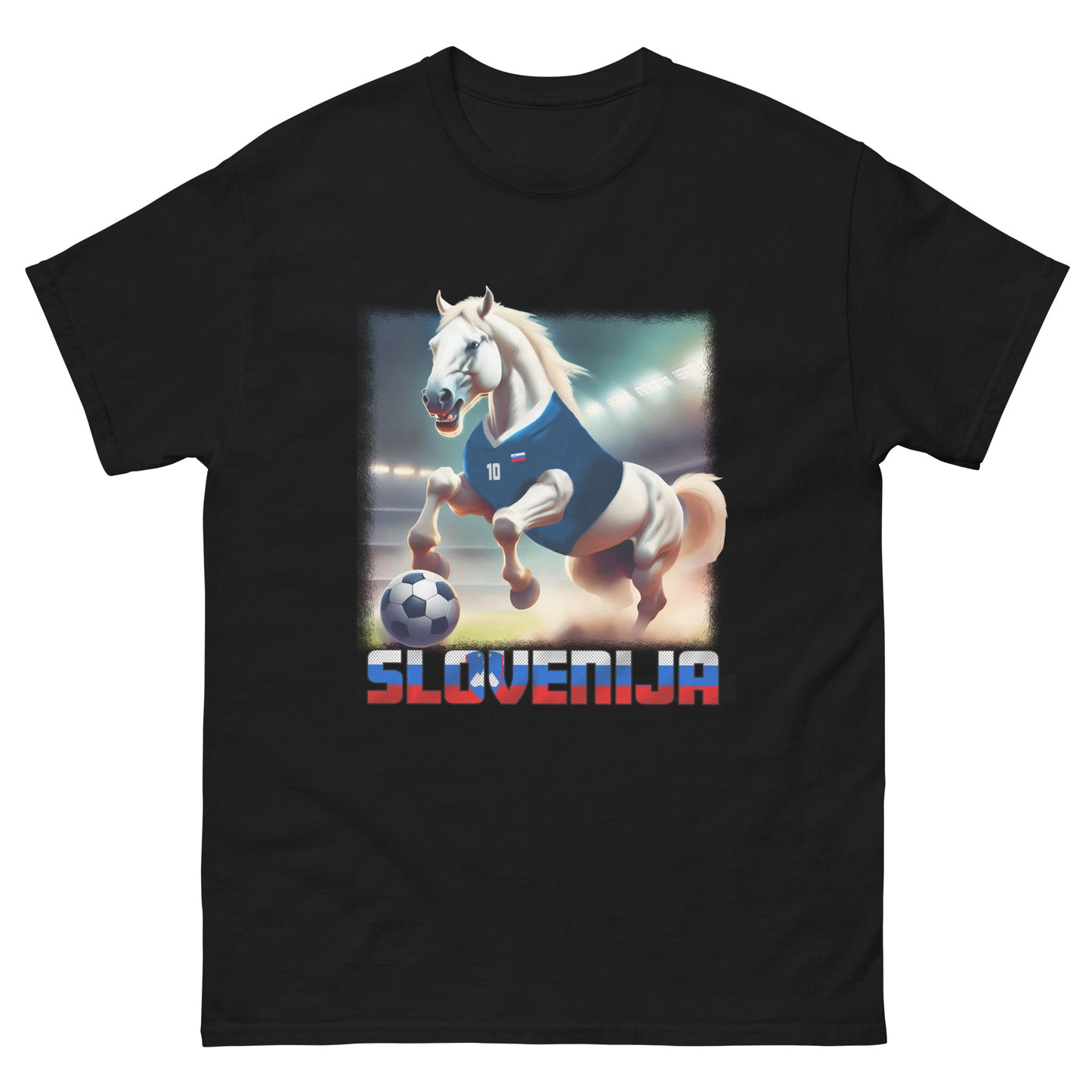 Slowenien EM Fußball Trikot Alternative Klassisches Unisex-T-Shirt