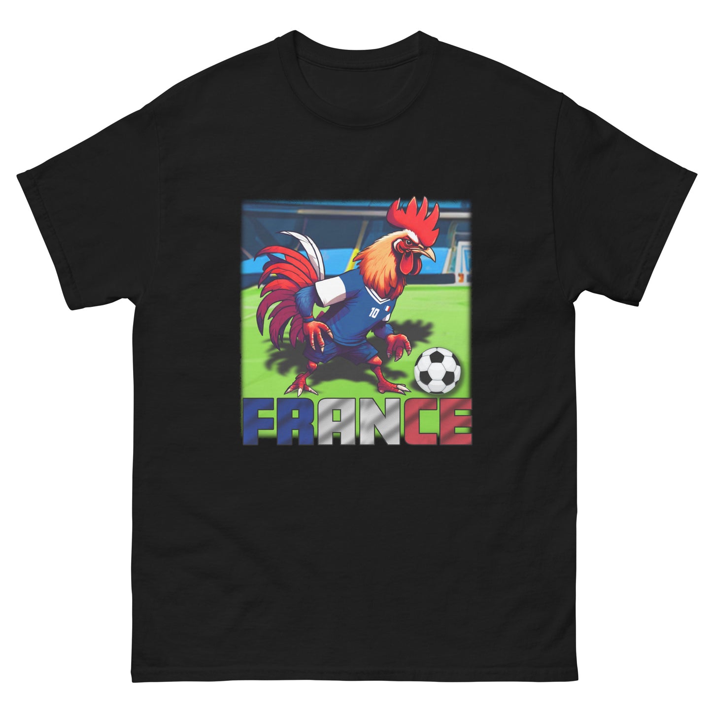 Frankreich EM Fußball Trikot Alternative Klassisches Unisex-T-Shirt