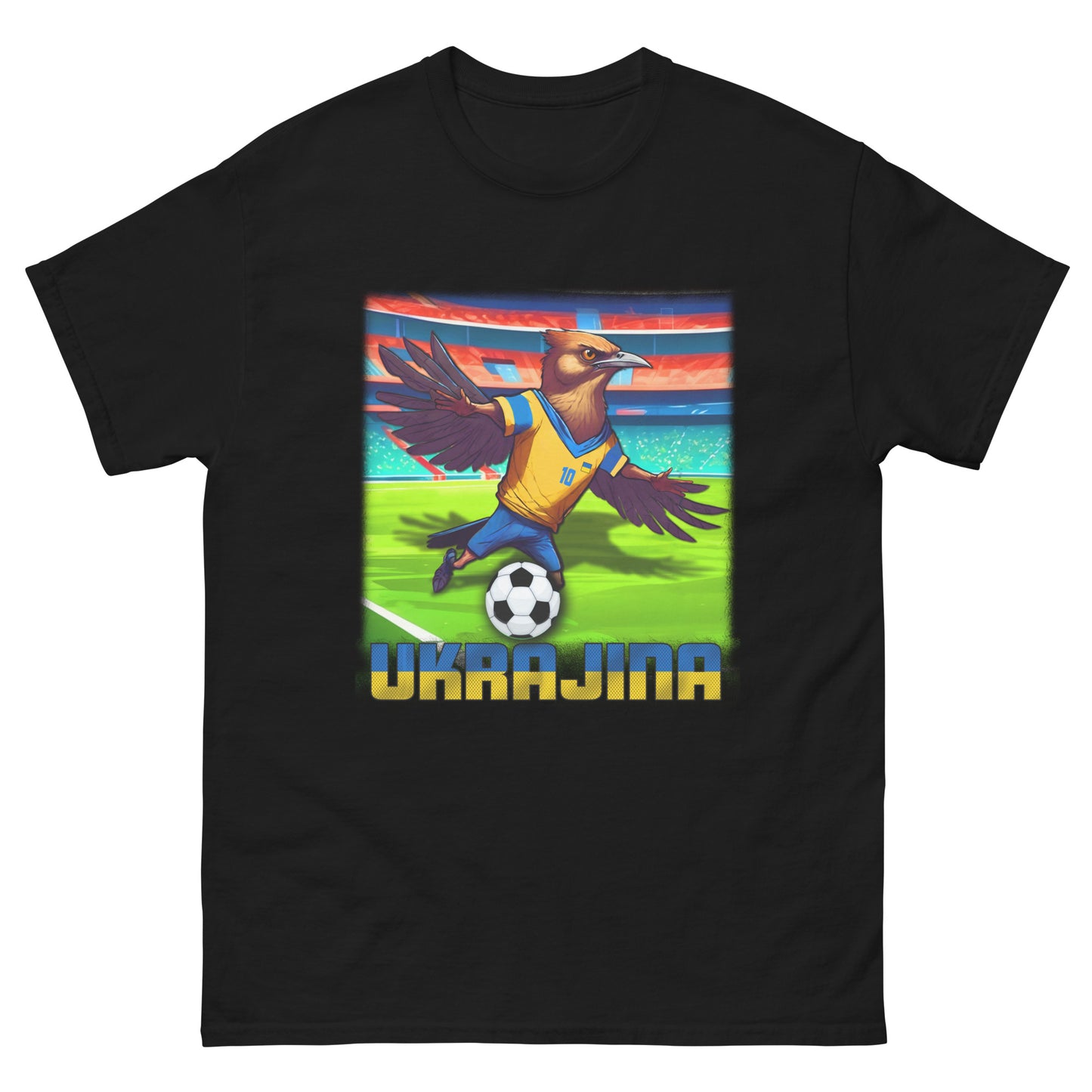 Ukraine EM Fußball Trikot Alternative Klassisches Unisex-T-Shirt