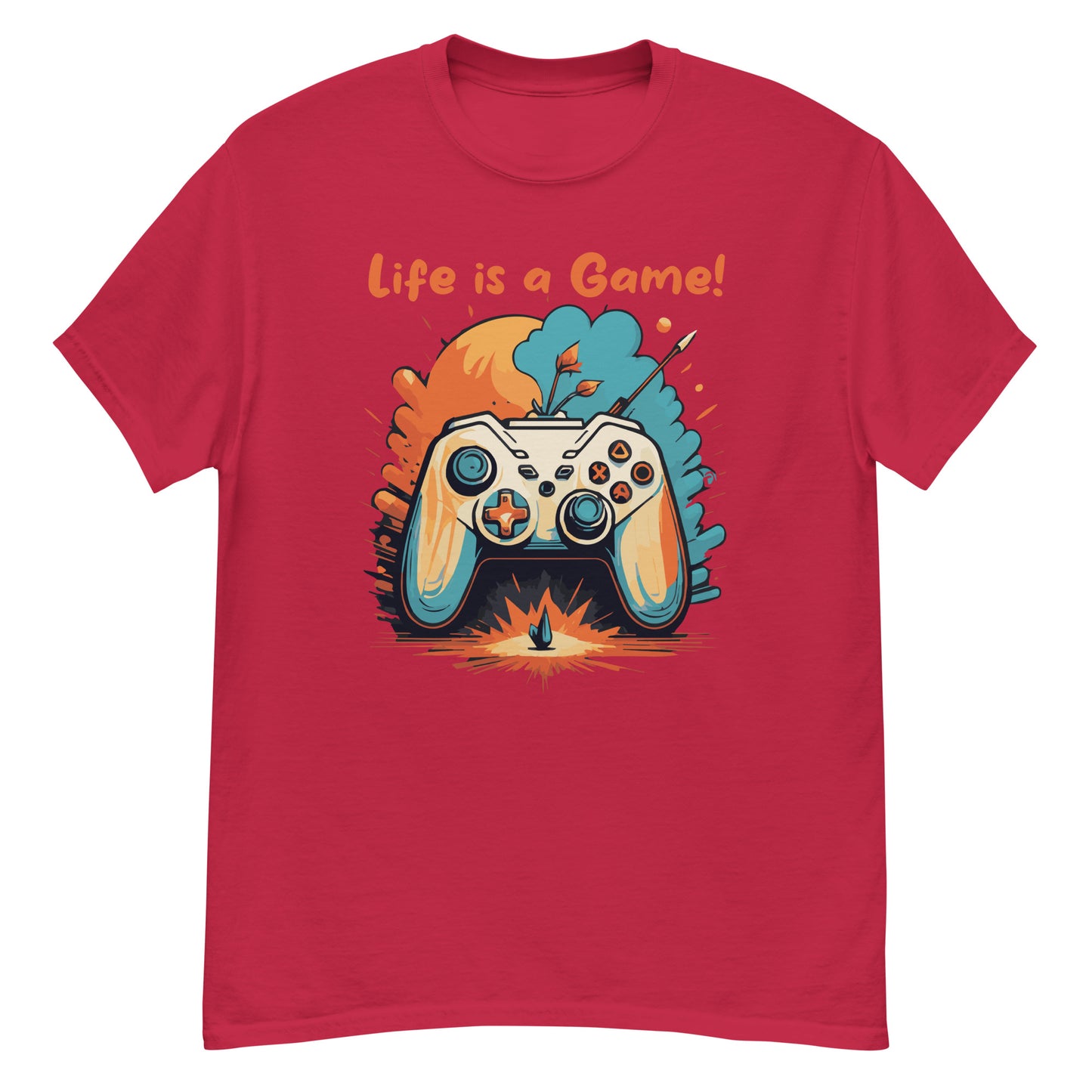 Klassisches Herren-T-Shirt Life is a Game