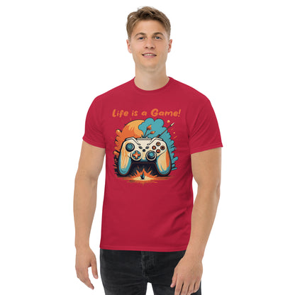 Klassisches Herren-T-Shirt Life is a Game