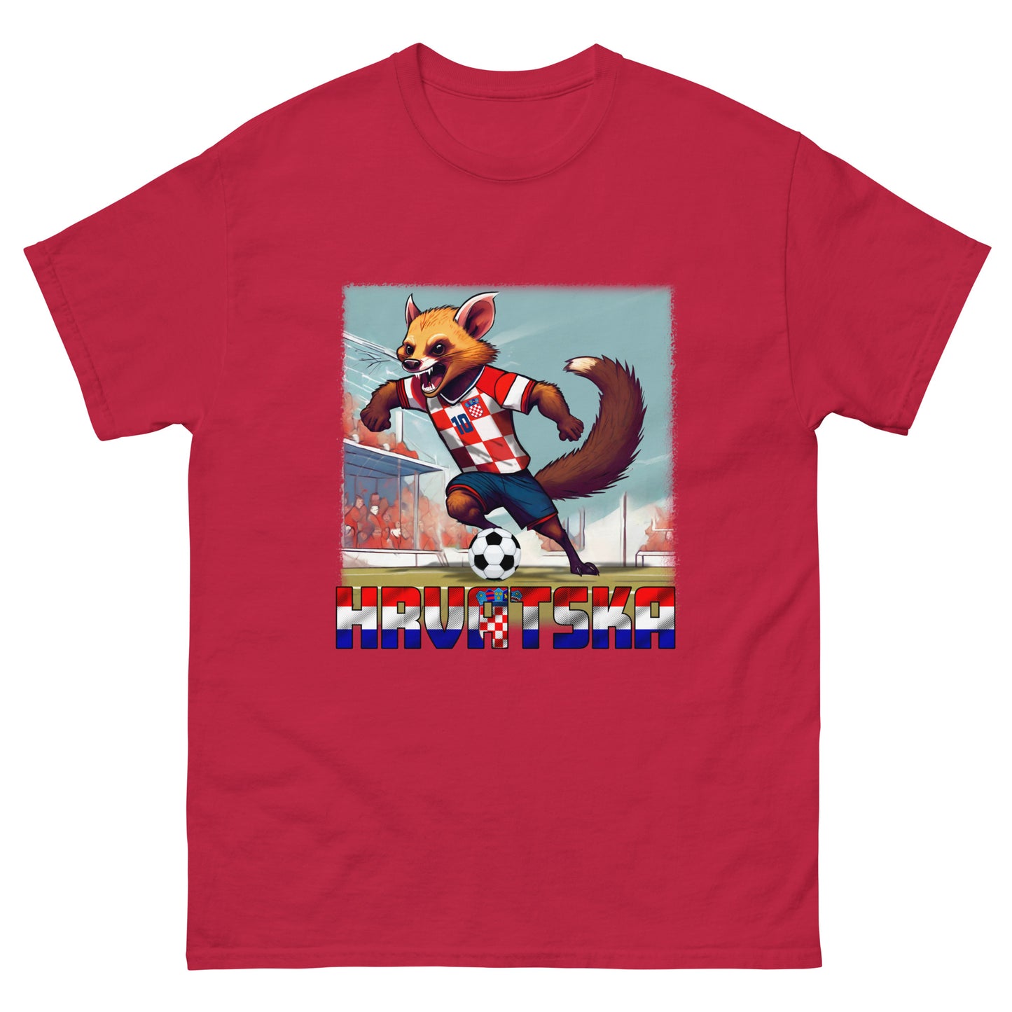 Kroatien EM Fußball Trikot Alternative Klassisches Unisex-T-Shirt