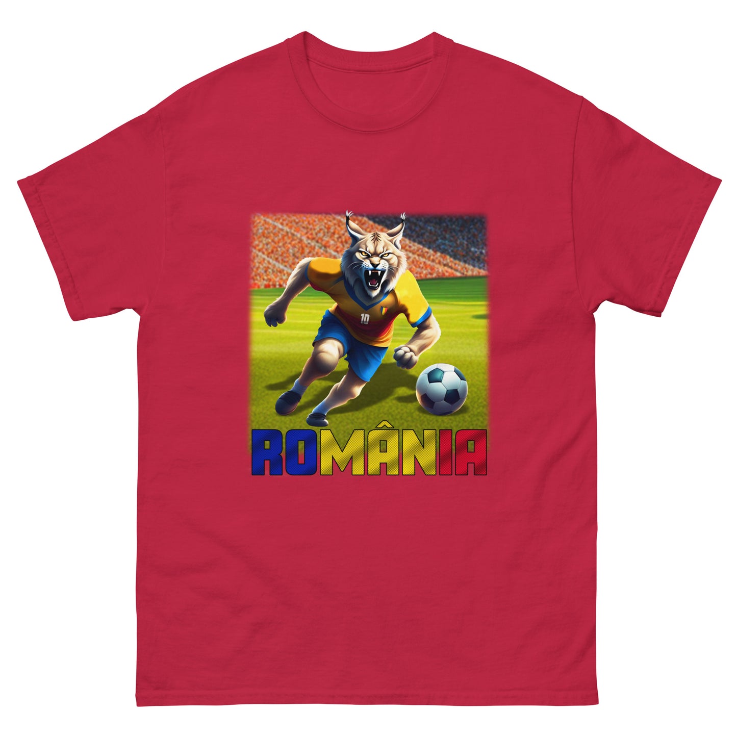 Rumänien EM Fußball Trikot Alternative Klassisches Unisex-T-Shirt