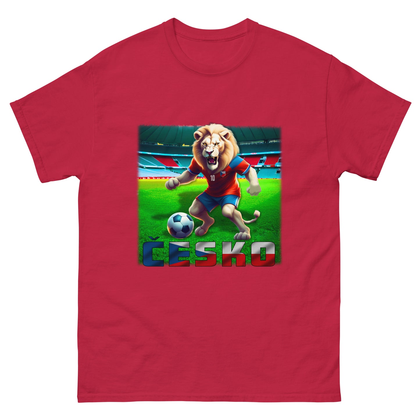 Tschechien EM Fußball Trikot Alternative Klassisches Unisex-T-Shirt