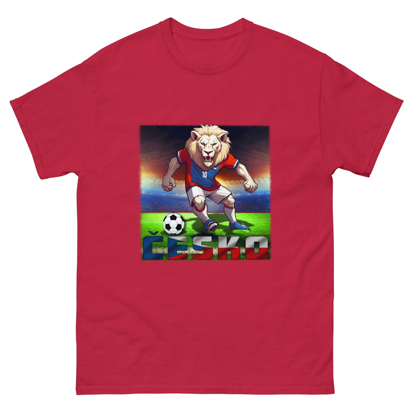 Tschechien EM Fußball Trikot Alternative Klassisches Unisex-T-Shirt