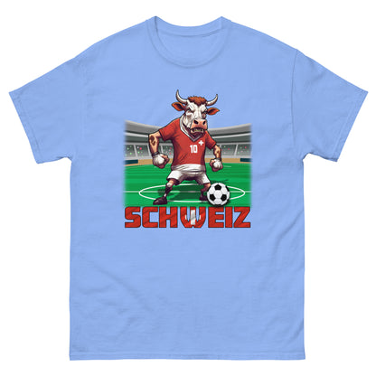 Schweiz EM Fußball Trikot Klassisches Unisex-T-Shirt